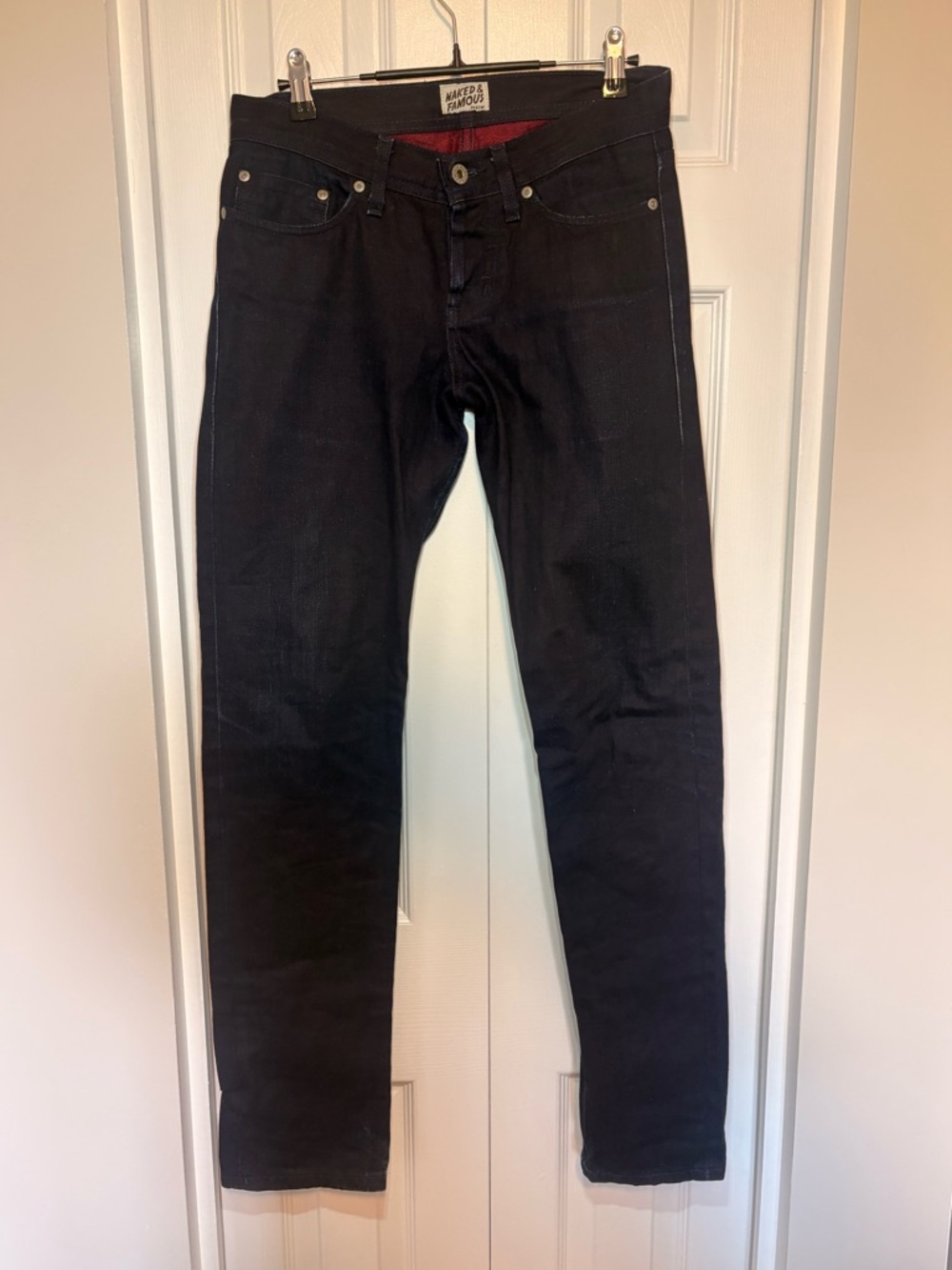 Naked & Famous - 100% Cotton Japanese Selvedge Denim - Women’s “Weird Guy” sz 28